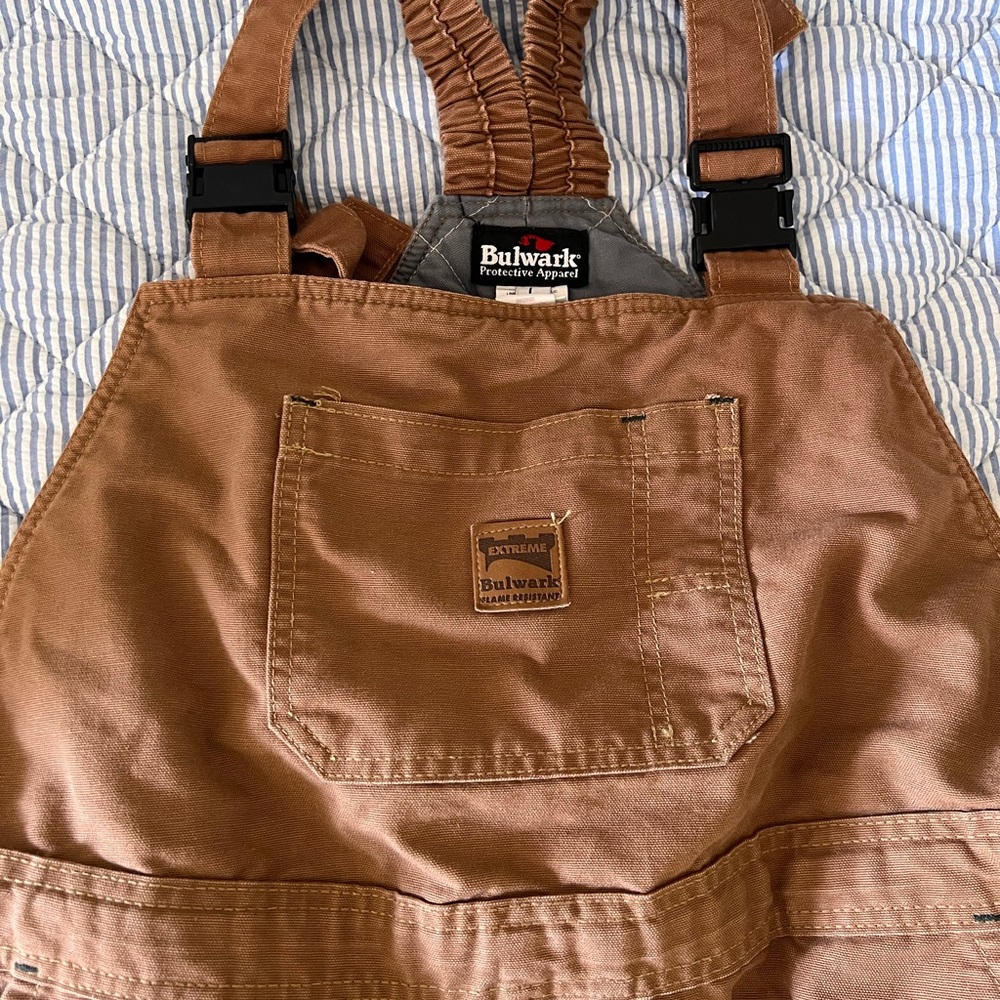 Bulwark FR heavyweight Brown Overalls
